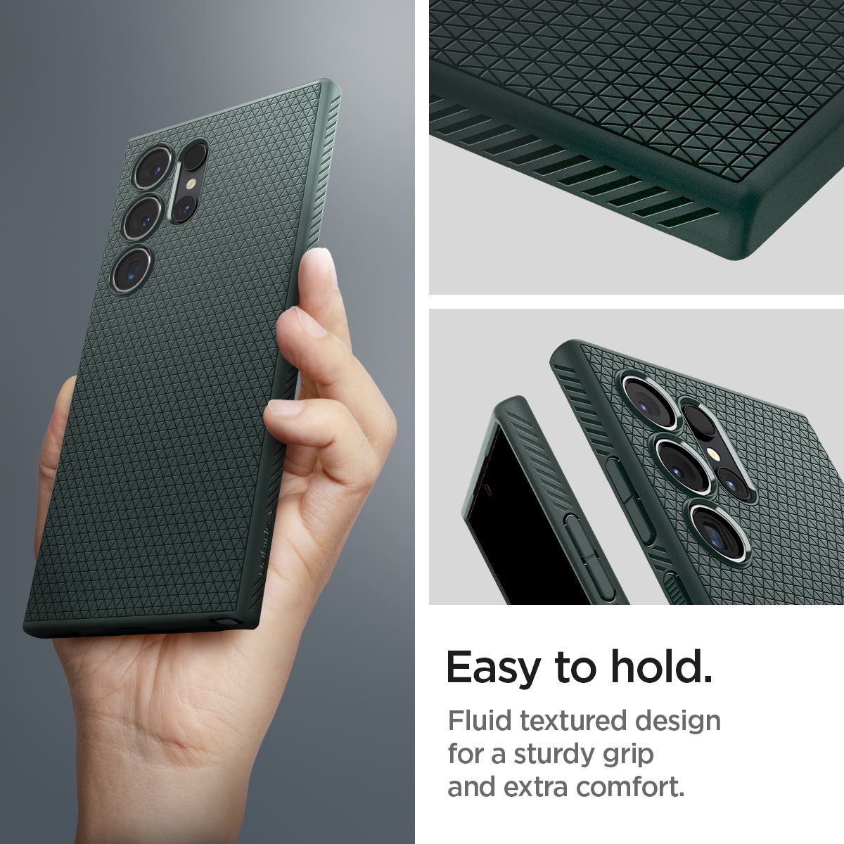 Spigen Liquid Air, abyss green - Samsung Galaxy S24 Ultra (15)