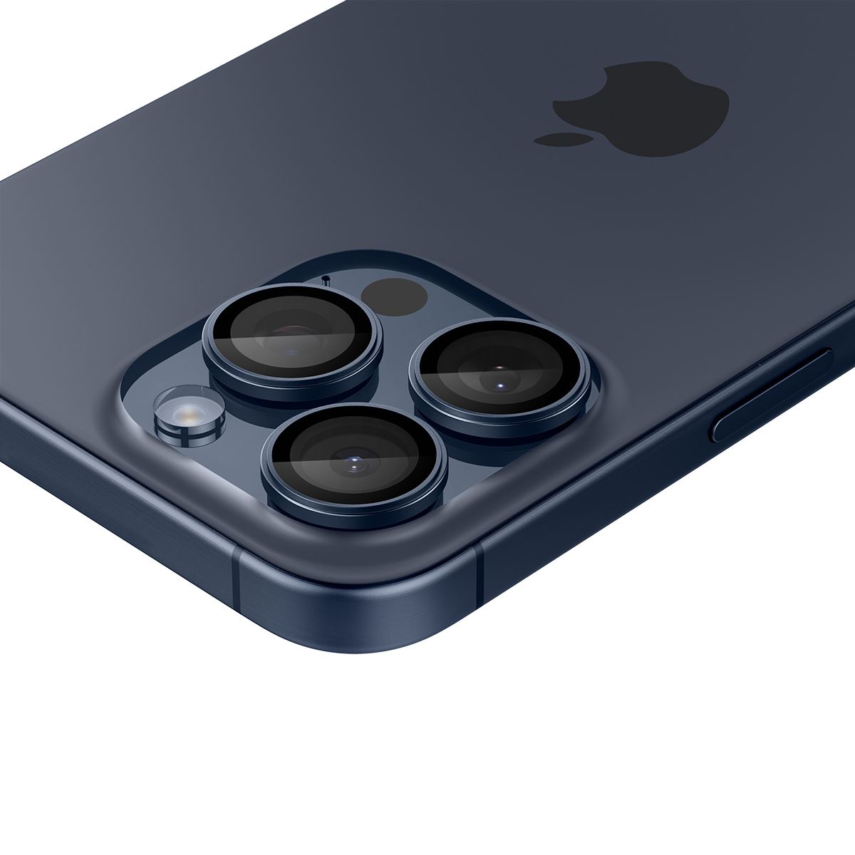 Spigen Glass tR EZ Fit Optik Pro 2 Pack, blue titanium - iPhone 17/16/15 Pro / 17/16/15 Pro Max (5)