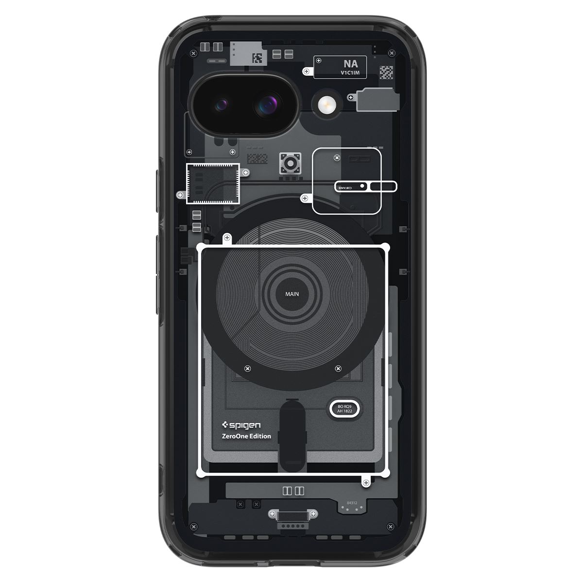 Spigen Ultra Hybrid MagSafe, zero one black - Google Pixel 9a (2)