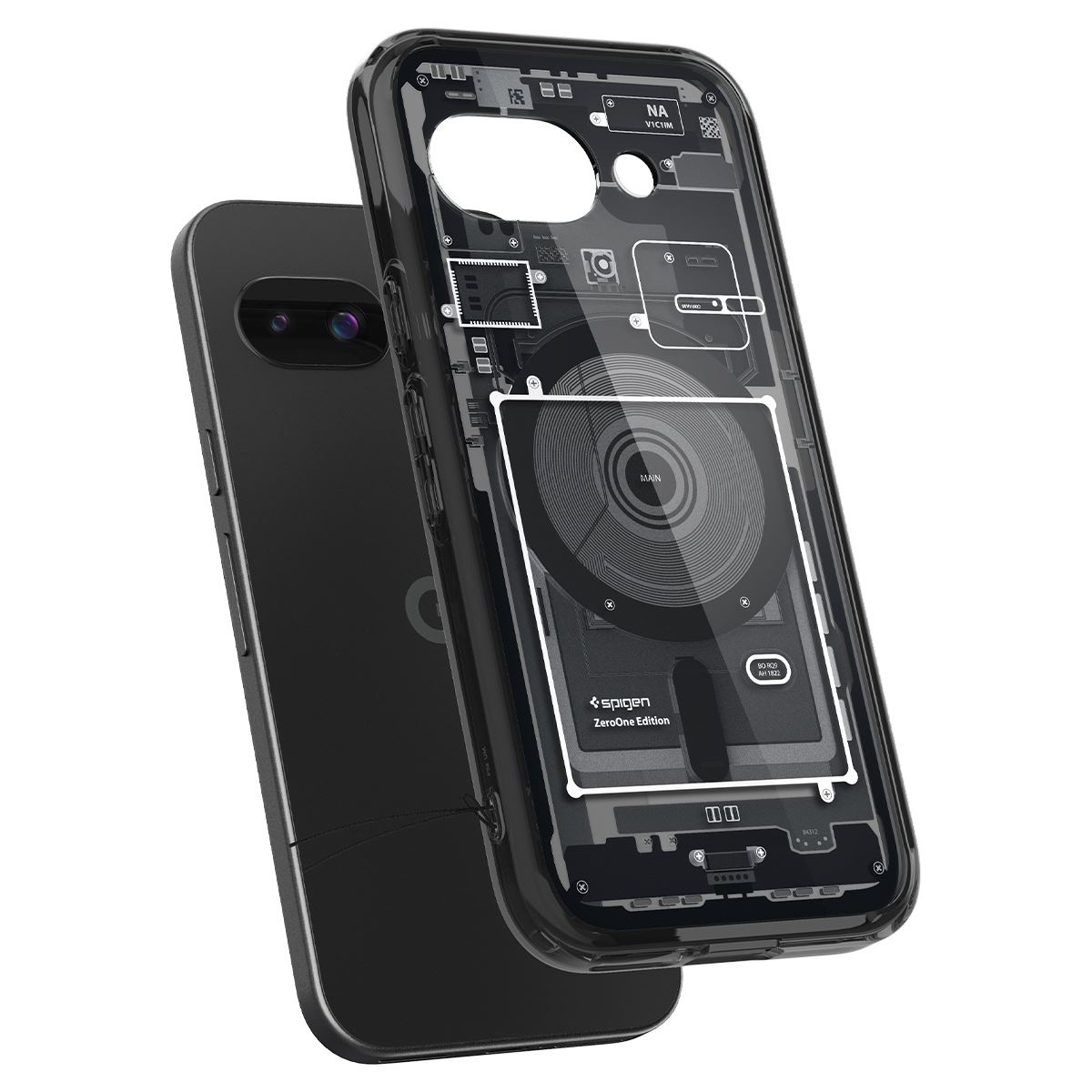 Spigen Ultra Hybrid MagSafe, zero one black - Google Pixel 9a (7)