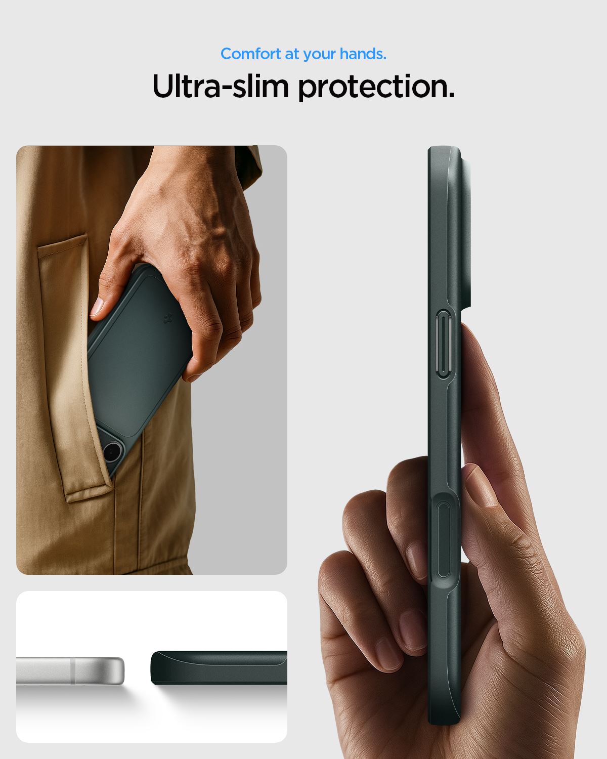Spigen Thin Fit MagSafe, abyss green - iPhone 18 Pro/17 Pro (14)