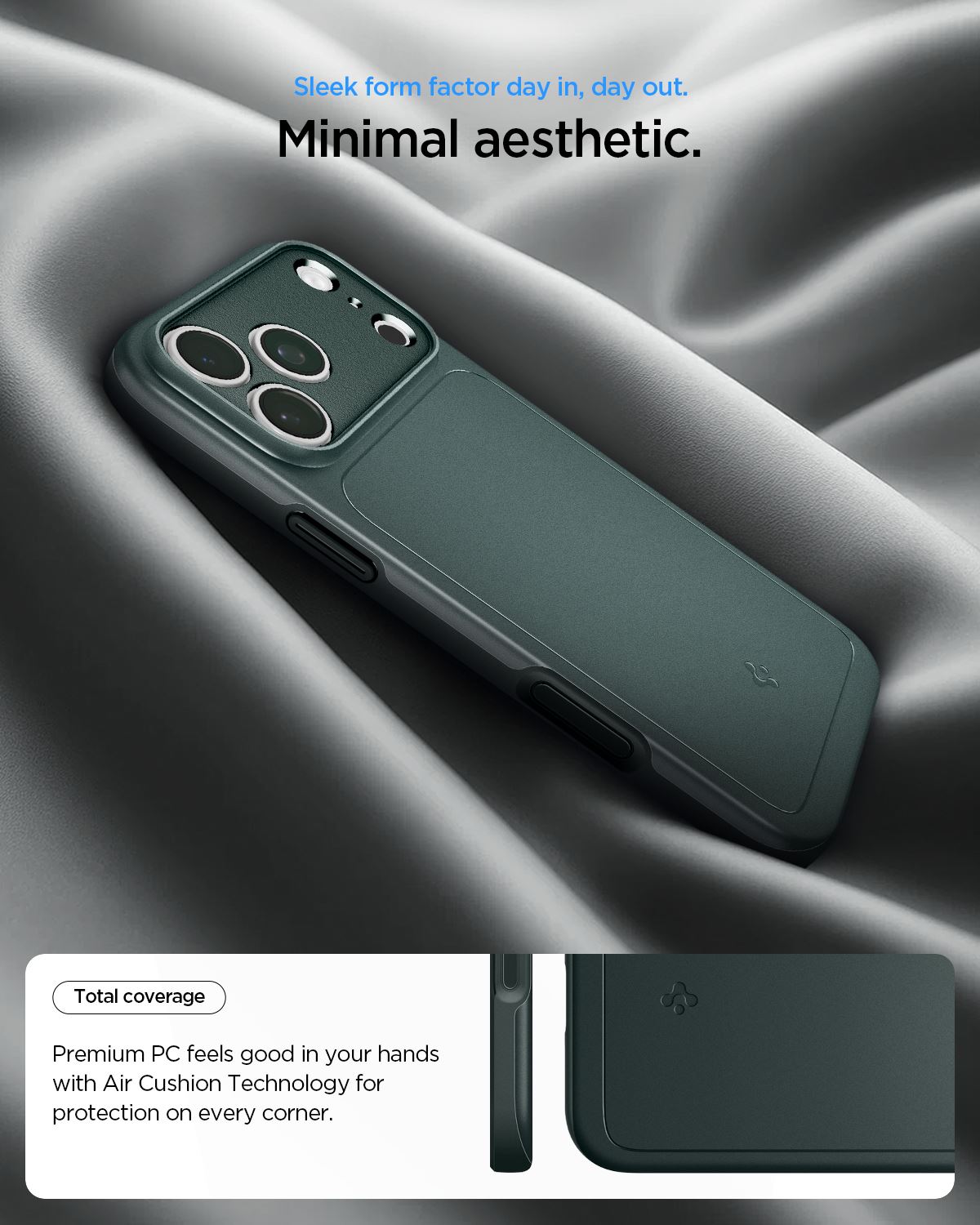 Spigen Thin Fit MagSafe, abyss green - iPhone 18 Pro/17 Pro (18)