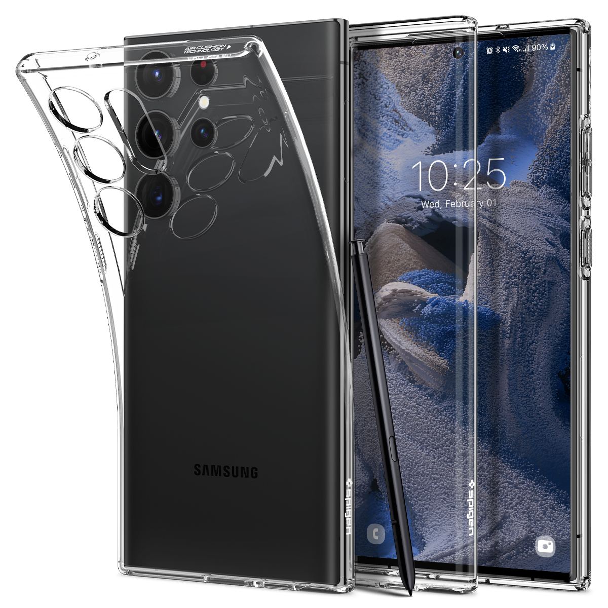 Spigen Liquid Crystal, clear - Samsung Galaxy S23 Ultra